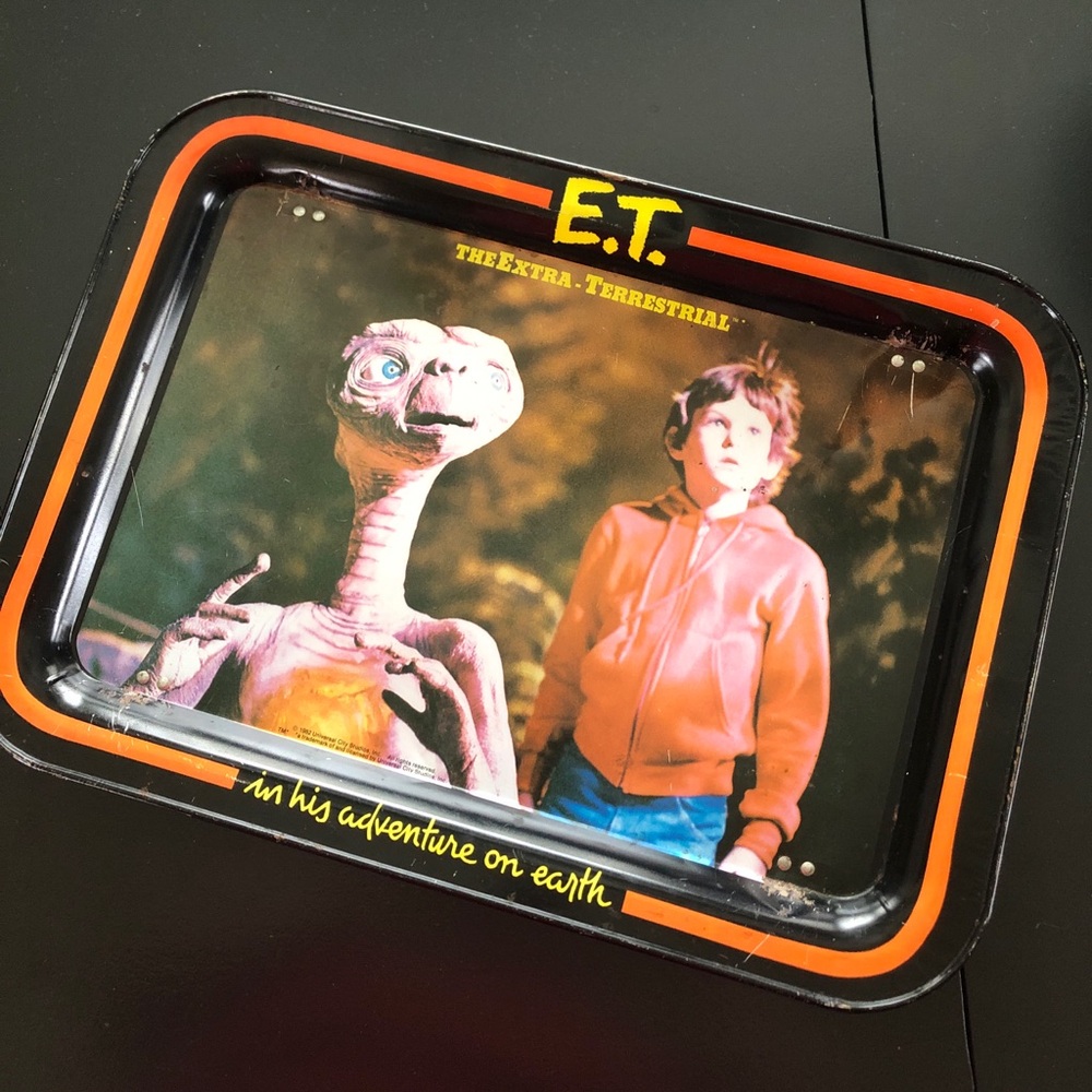 Vintage 1982 ET TV Tray (Lap Tray)